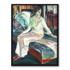 Edvard Munch Siedząca modelka na kanapie 2 30×40