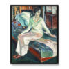 Edvard Munch Siedząca modelka na kanapie 2 40×50 w RAMIE