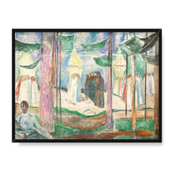 Edvard Munch Spotkanie na plaży 40×30