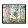Edvard Munch Spotkanie na plaży 50×40 w RAMIE