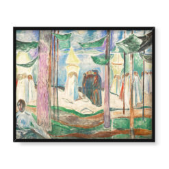 Edvard Munch Spotkanie na plaży 50×40