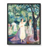 Edvard Munch Trzy kobiety w ogrodzie 40×50