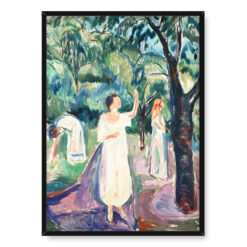 Edvard Munch Trzy kobiety w ogrodzie 50×70
