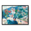 Edvard Munch Ulica w Kragero 70×50