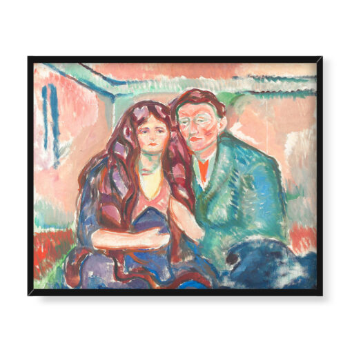 Edvard Munch Uwodziciel 50x40 w RAMIE