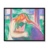 Edvard Munch Wampir 2 50×40 w RAMIE