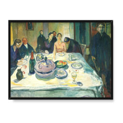 Edvard Munch Wesele członka bohemy 2 40×30
