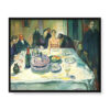 Edvard Munch Wesele członka bohemy 2 50×40 w RAMIE