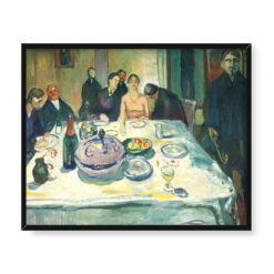 Edvard Munch Wesele członka bohemy 2 50×40