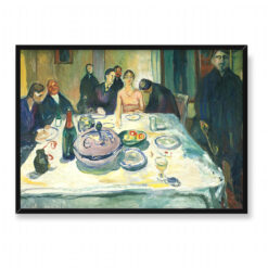Edvard Munch Wesele członka bohemy 2 70×50