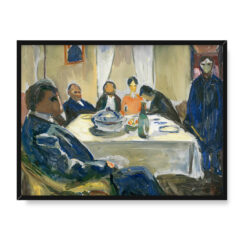 Edvard Munch Wesele członka bohemy 40×30