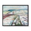 Edvard Munch Zima Elgersburg 50×40