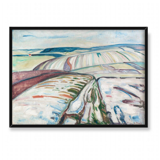 Edvard Munch Zima Elgersburg 70x50