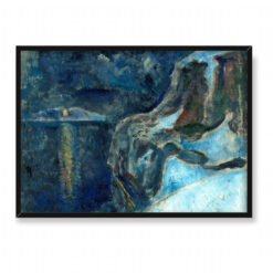 Edvard Munch Zima nad morzem 70×50