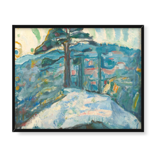 Edvard Munch Zima w Kragero 2 50x40