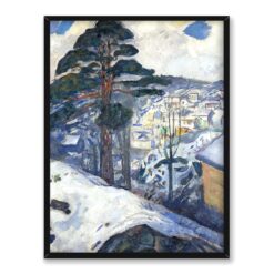 Edvard Munch Zima w Kragero 3 30×40