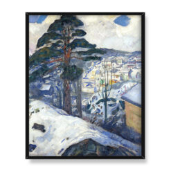 Edvard Munch Zima w Kragero 3 40×50