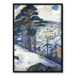 Edvard Munch Zima w Kragero 3 50×70