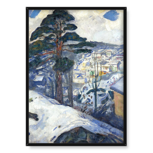 Edvard Munch Zima w Kragero 3 50x70
