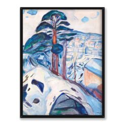Edvard Munch Zima w Kragero 30×40