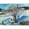 Edvard Munch Zimowa noc — produkt cyfrowy do pobrania