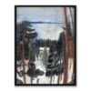 Edvard Munch Zimowa noc 2 30×40 w RAMIE