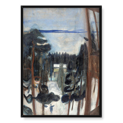 Edvard Munch Zimowa noc 2 50x70