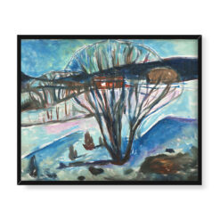 Edvard Munch Zimowa noc 50×40