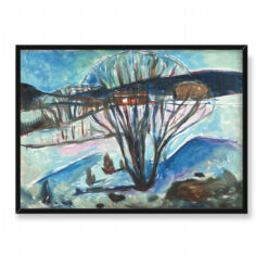 Edvard Munch Zimowa noc 70×50