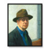Edward Hopper Autoportret 40×50 w RAMIE