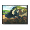 Edward Hopper Bluffs wyspa Monhegan 2 40×30 w RAMIE