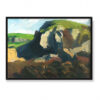 Edward Hopper Bluffs wyspa Monhegan 2 70×50