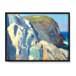 Edward Hopper Bluffs wyspa Monhegan 40×30