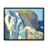 Edward Hopper Bluffs wyspa Monhegan 50×40 w RAMIE