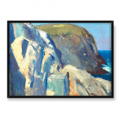Edward Hopper Bluffs wyspa Monhegan 70×50