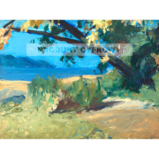 Edward Hopper Drzewa i plaża — produkt cyfrowy do pobrania