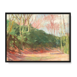 Edward Hopper Drzewa w słońcu Parc de Saint-Cloud 40×30