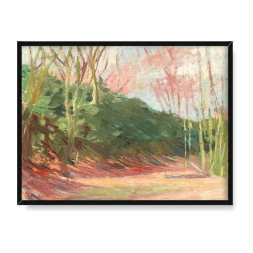 Edward Hopper Drzewa w słońcu Parc de Saint-Cloud 40x30
