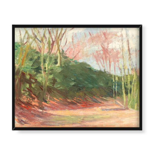 Edward Hopper Drzewa w słońcu Parc de Saint-Cloud 50x40