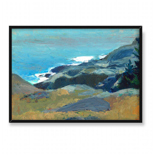 Edward Hopper Fale i skalisty brzeg 70x50