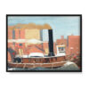 Edward Hopper Holownik z czarnym kominem 40×30