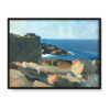 Edward Hopper Kwadratowa skała Ogunquit 40×30 w RAMIE