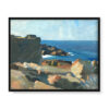 Edward Hopper Kwadratowa skała Ogunquit 50×40