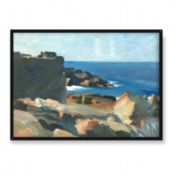 Edward Hopper Kwadratowa skała Ogunquit 70×50