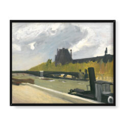 Edward Hopper Luwr podczas burzy z piorunam 50×40