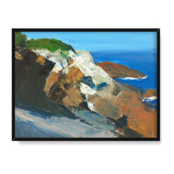 Edward Hopper Morze i skalisty brzeg 40×30