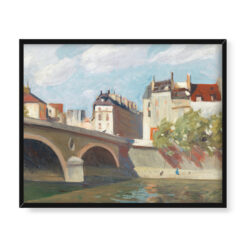 Edward Hopper Most na Sekwanie 50×40