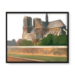 Edward Hopper Notre Dame 2 Paryż 50×40