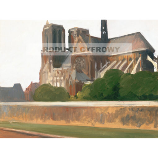 Edward Hopper Notre Dame 2 Paryż — produkt cyfrowy do pobrania