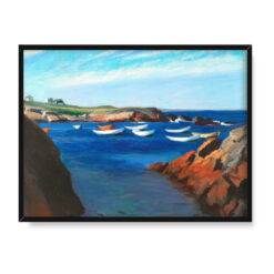 Edward Hopper Łodzie w Ogunquit 40×30